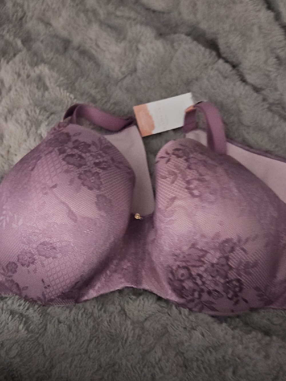 Cacique Lightly Lined Balconette Bra - Dusty Mauve 46C